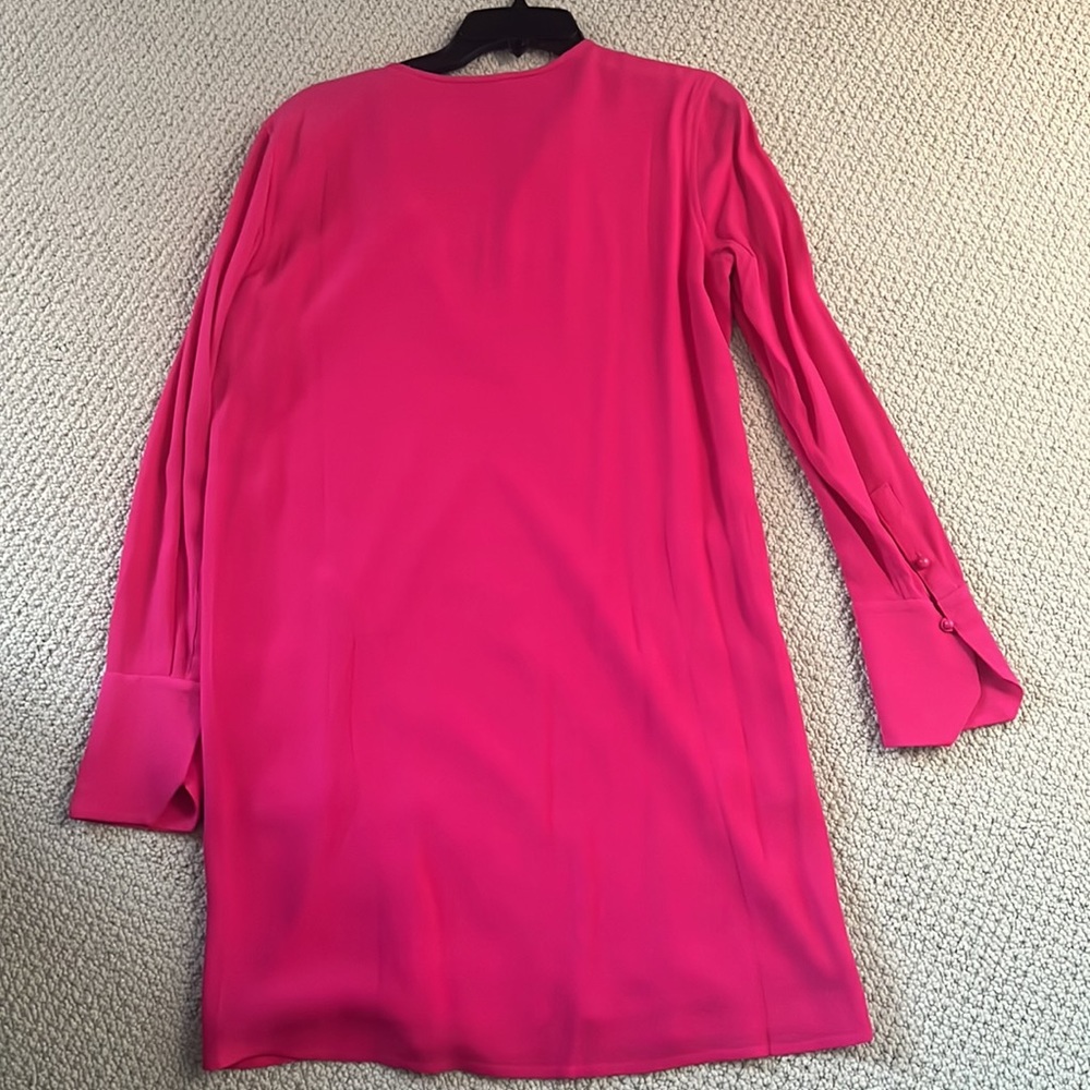 NWT-Equipment pink Shirt Dress - Picture 4 of 8